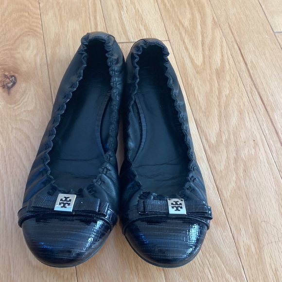 Tory Burch Eddie Ballet Flats with Bow size 8M - Picture 2 of 8